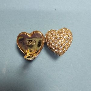 Joan Rivers Heart Clip-Ons